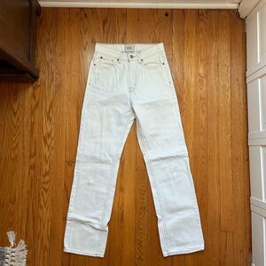 BDG Women’s Cream Straight Jeans